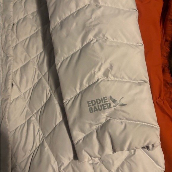 Eddie Bauer Women's Gray 550 Down Jacket - Picture 2 of 5